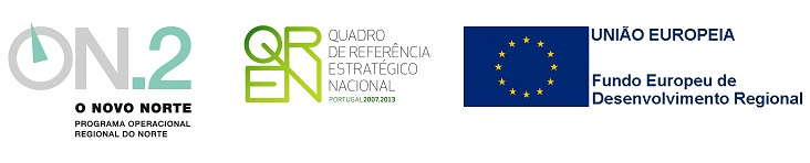 Projecto financiado por Programa Operacional Regional do Norte, QREN - Quadro de Referência Estratégico Nacional e FEDER - Fundo Europeu de Desenvolvimento Regional